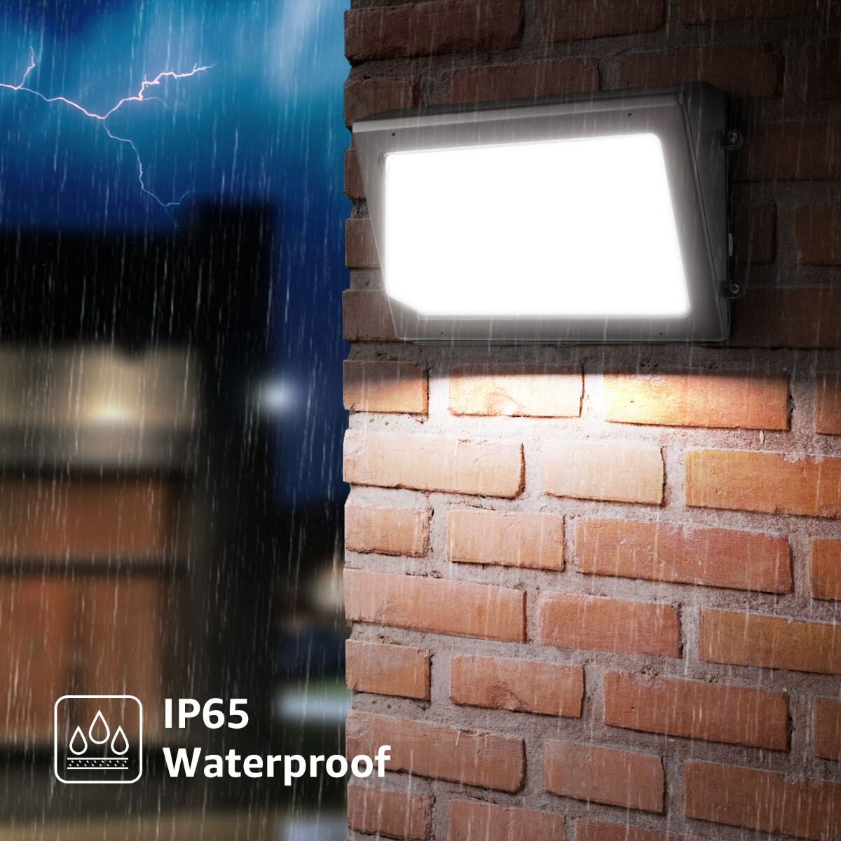 Lepro LED Wall Pack Light with Photocell